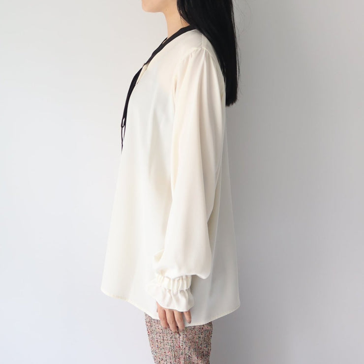 【新作】Tie blouse/K246-66111