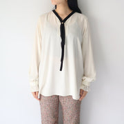 【新作】Tie blouse/K246-66111