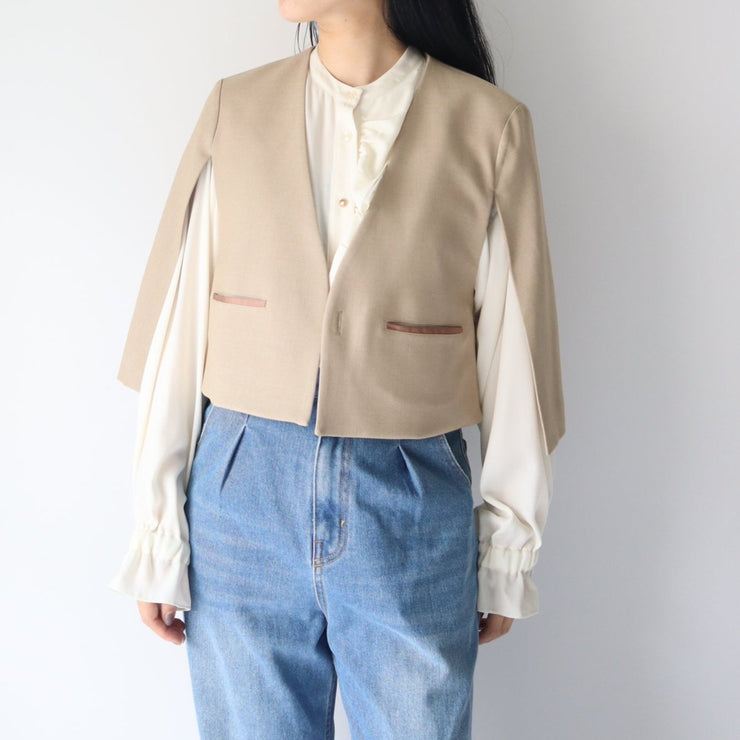 Short cape jacket/K246-68123