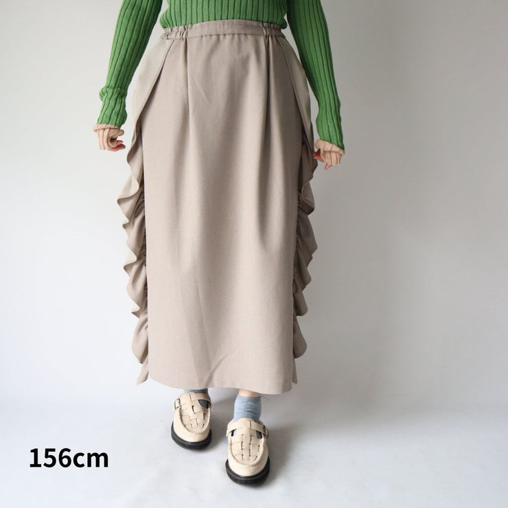 Side frill skirt/K246-65084