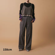 Center press stitch pants/K246-64142