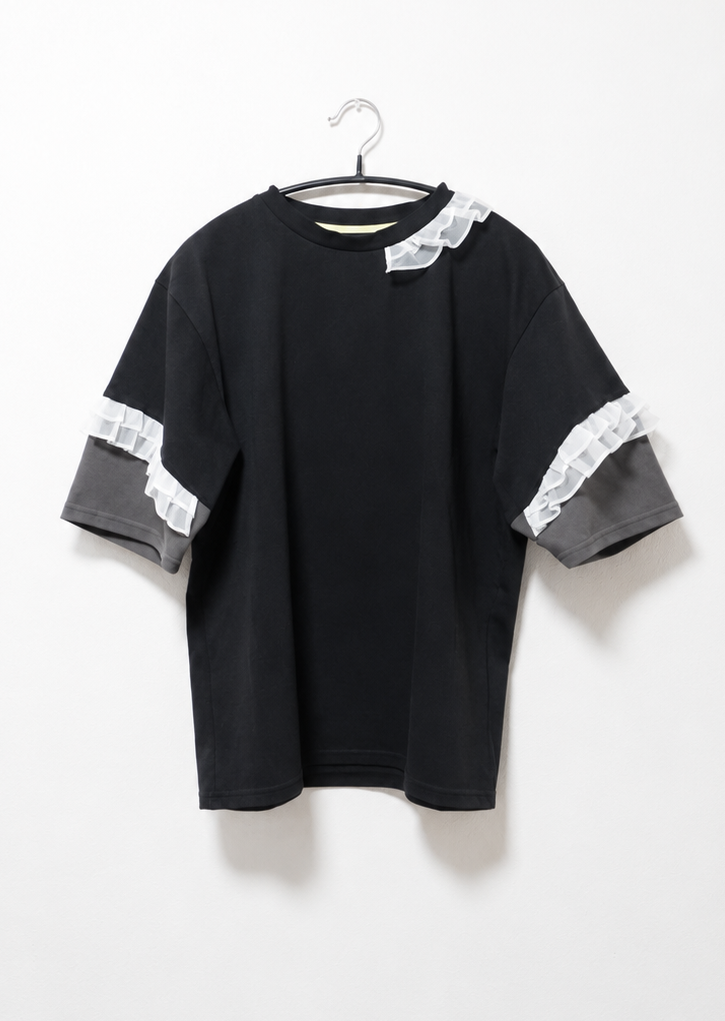 frill T shirtフリルTシャツ/K263-62301 – Kittle.