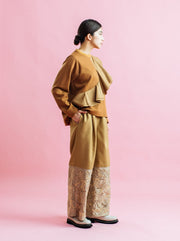 Wide embroidery pants/K236-64121