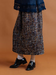 Tweed skirt/K236-65066
