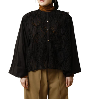 Back gather blouse/K246-66105