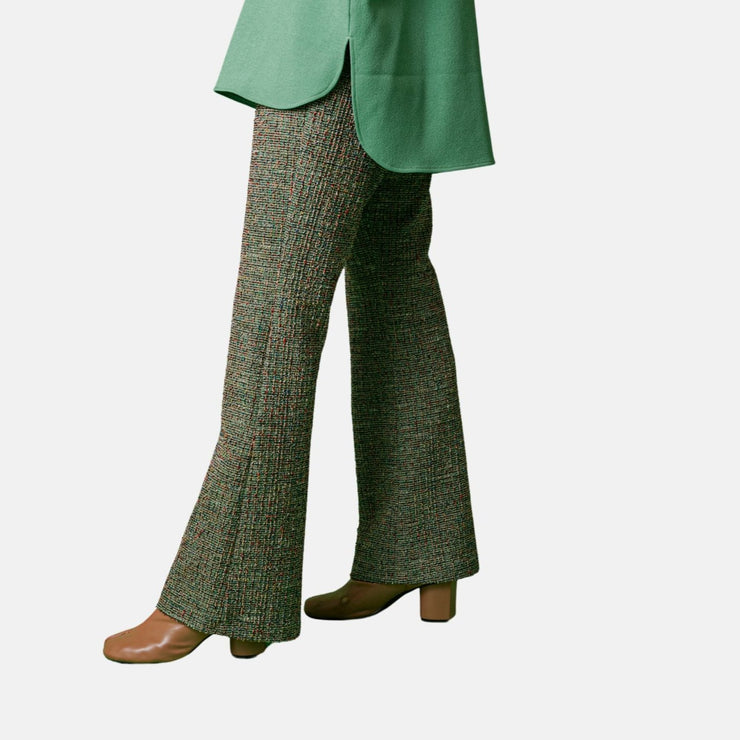 Tweed flare pants/K246-64149