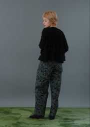 【第1位】cut jacquard tiered blouse/K256-66130