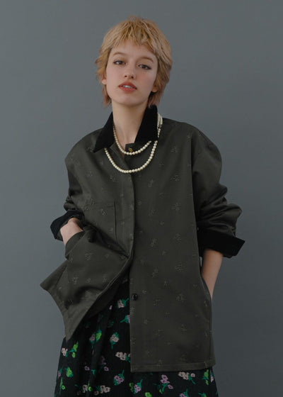 【新作】Flower spot coveralls/K256-68141