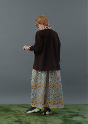 print collar shirt/K256-66131