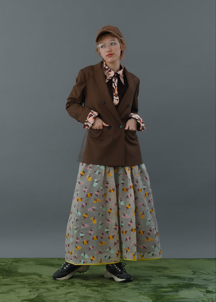 print collar shirt/K256-66131