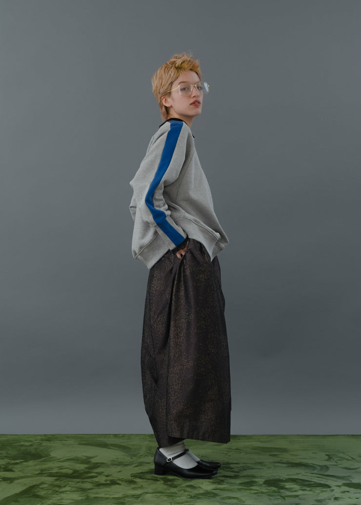 leopard flare skirt/K256-65101