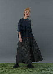 dot flare skirt/K256-65101