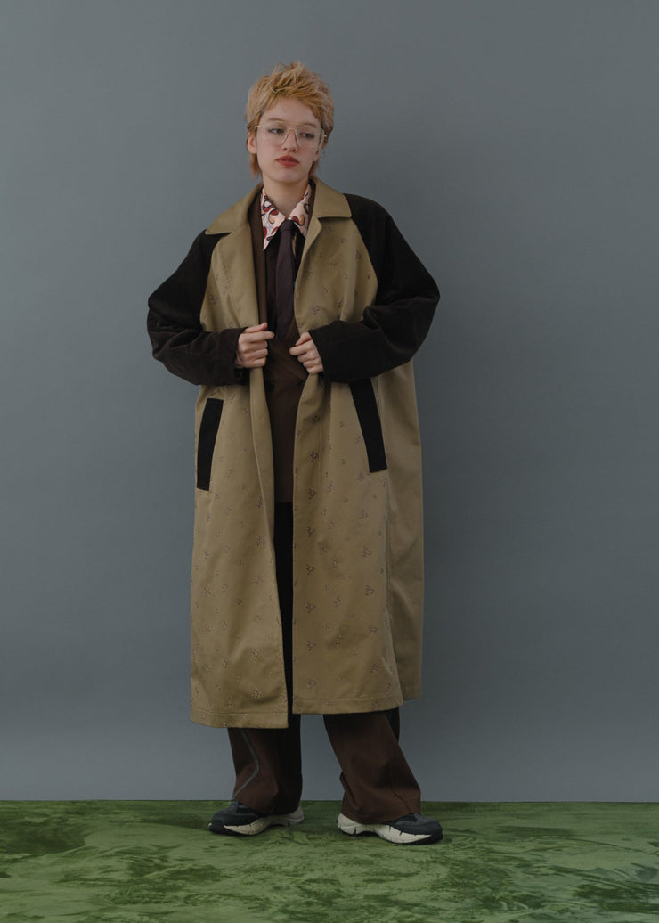 【新作】Flower Spot Trench Coat/K256-68142