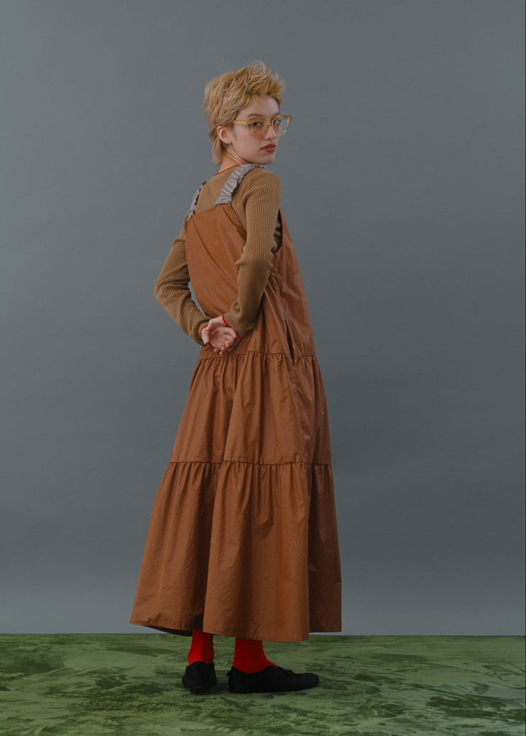 tiered v neck one-piece/K256-67146
