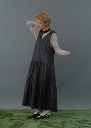 tiered v neck one-piece/K256-67146
