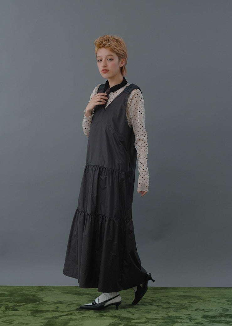 Flocky dots shirts/K256-66122