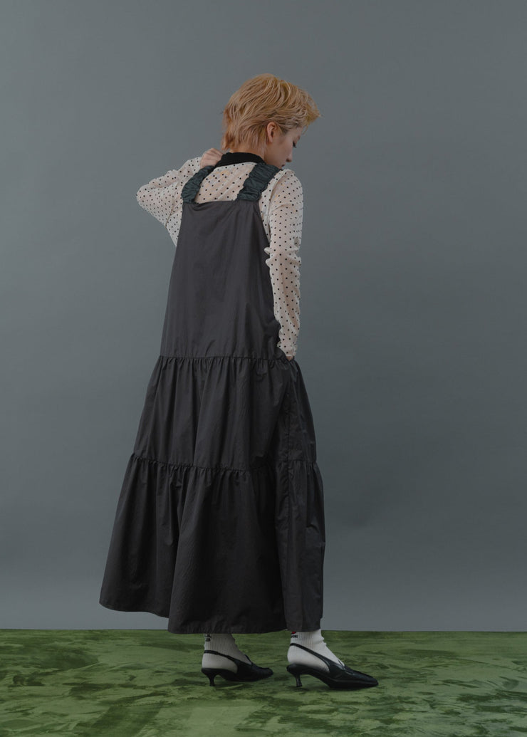tiered v neck one-piece/K256-67146
