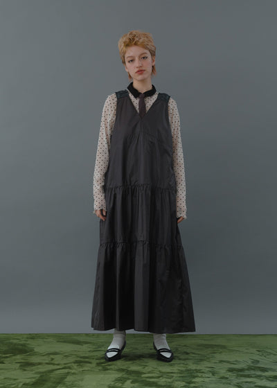 tiered v neck one-piece/K256-67146