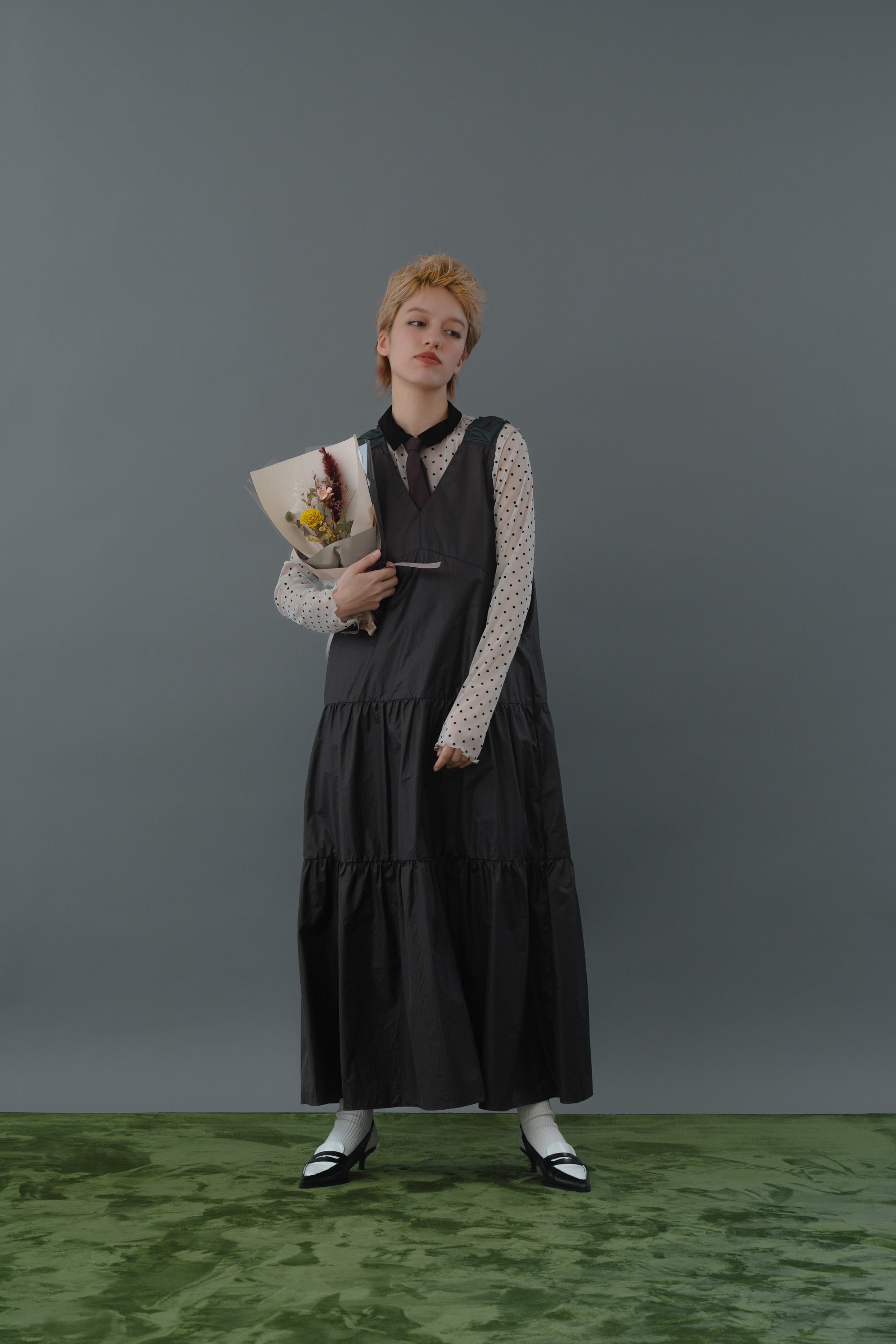 kittle (キトル)original tulle frill vest kittle (キトル)original tulle frill vest original tull vest
