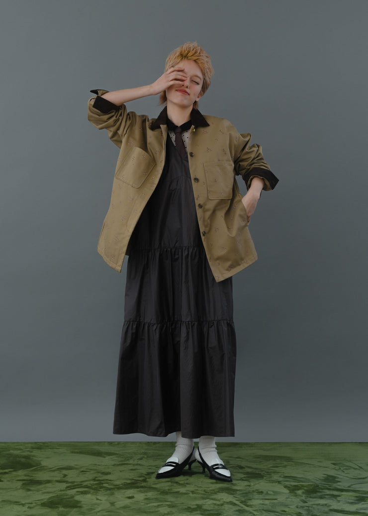 【新作】Flower spot coveralls/K256-68141