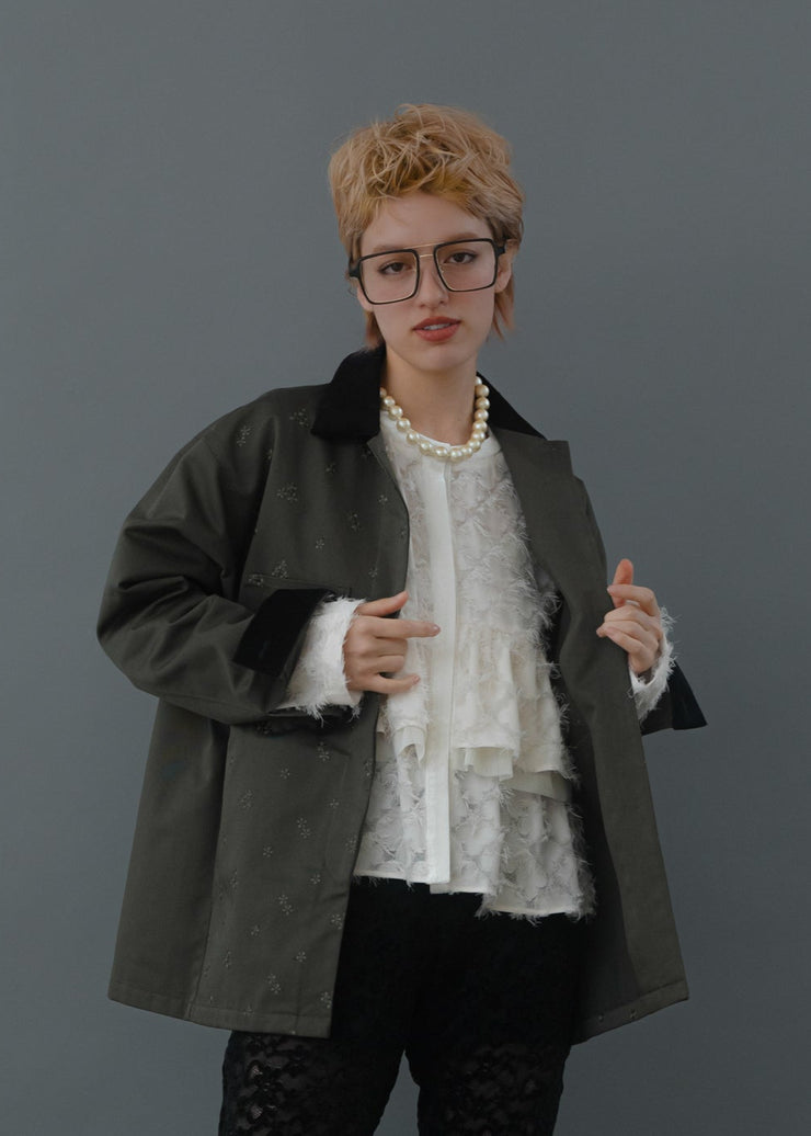 【新作】Flower spot coveralls/K256-68141
