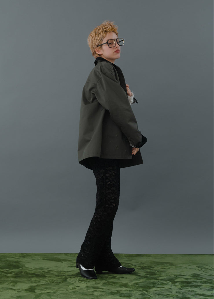 【新作】Flower spot coveralls/K256-68141