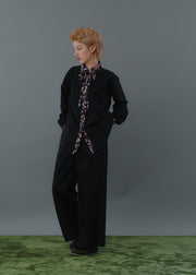 print collar shirt/K256-66131