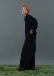 print collar shirt/K256-66131