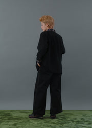 print collar shirt/K256-66131