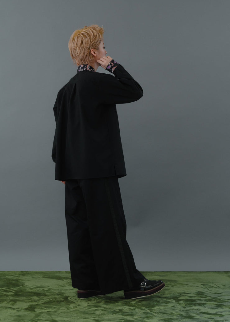 print collar shirt/K256-66131