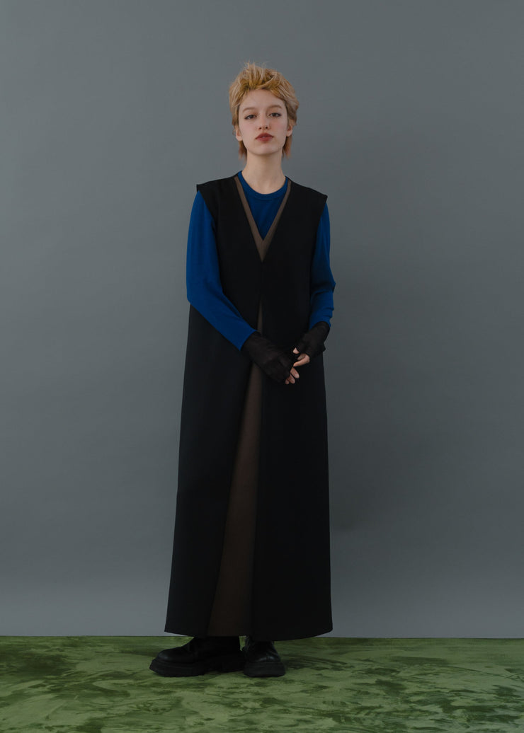 tulle color doking crew neck/K256-62267