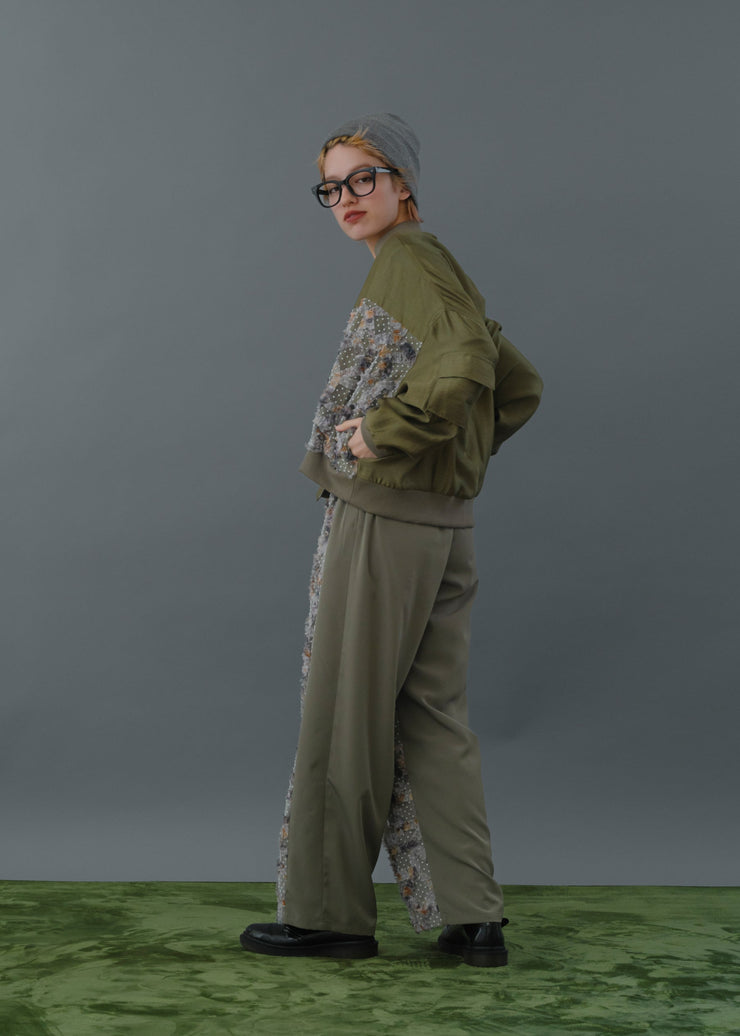 front dot×ribon easy pants/K256-64163