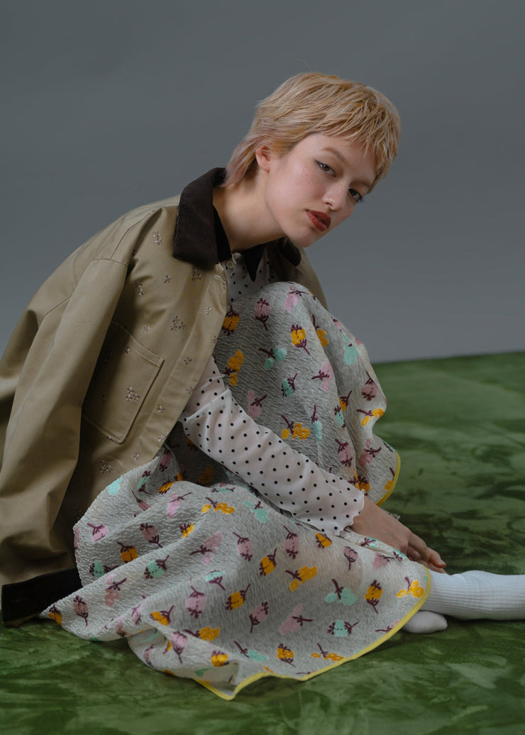 【新作】Flower spot coveralls/K256-68141