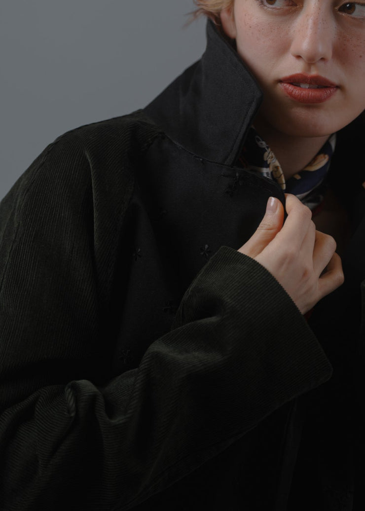 【新作】Flower Spot Trench Coat/K256-68142