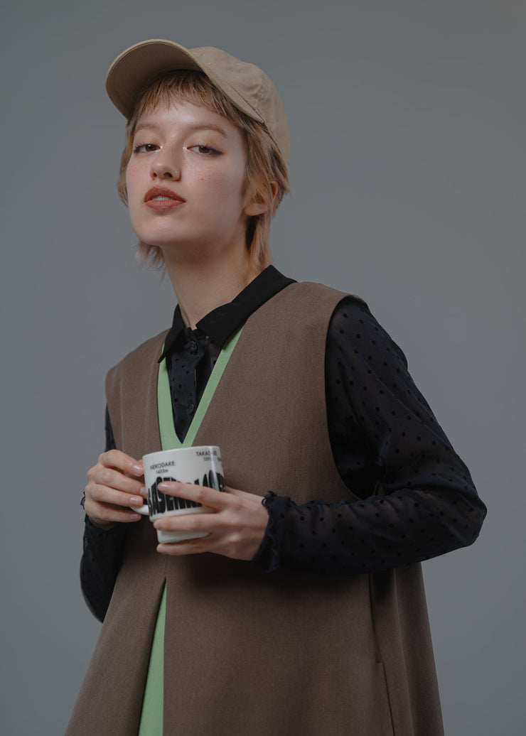 Flocky dots shirts/K256-66122