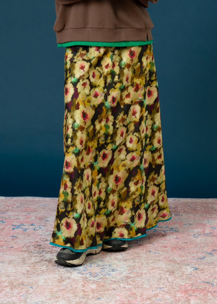 【新作】Flower long skirt/K256-65105