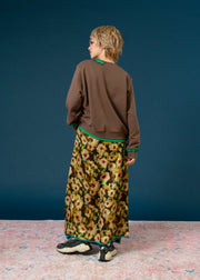 【新作】Flower long skirt/K256-65105
