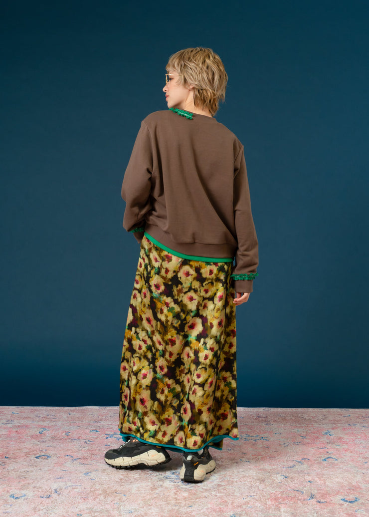 【新作】Flower long skirt/K256-65105