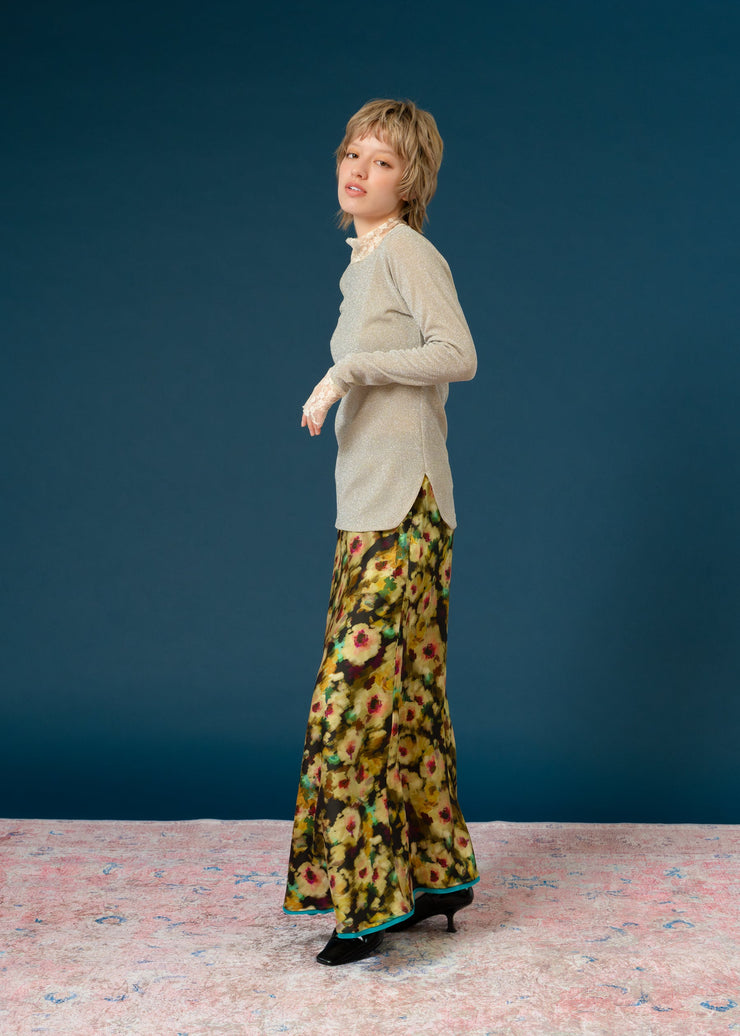 【新作】Flower long skirt/K256-65105