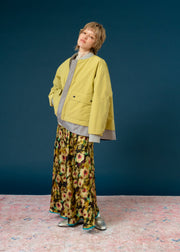 【新作】Flower long skirt/K256-65105