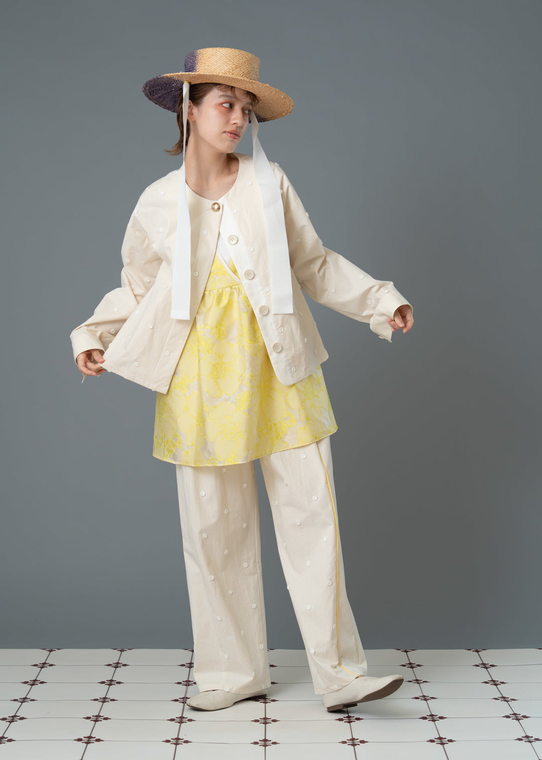 small flower spinkle pantsスモールフラワーパンツ/K261-64176 – Kittle.