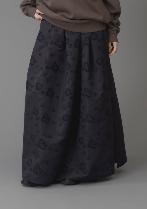 round bowler tuck skirtラウンドボーラータックスカート/K266-65117