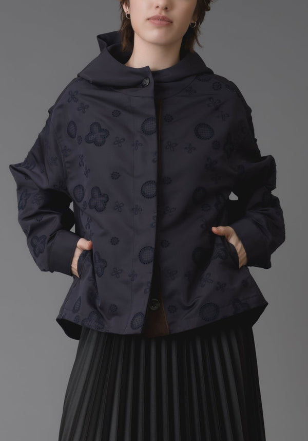 Round bowler hood jacketラウンドボーラーフードジャケット/K266-68166