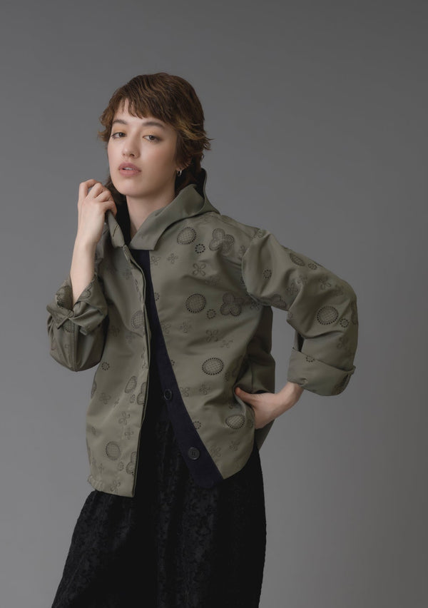 Round bowler hood jacketラウンドボーラーフードジャケット/K266-68166