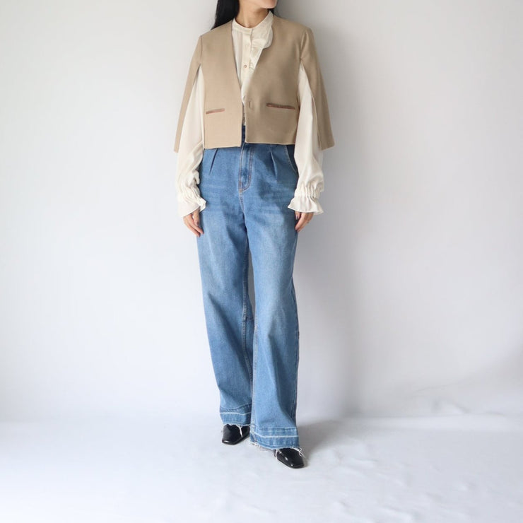 Short cape jacket/K246-68123