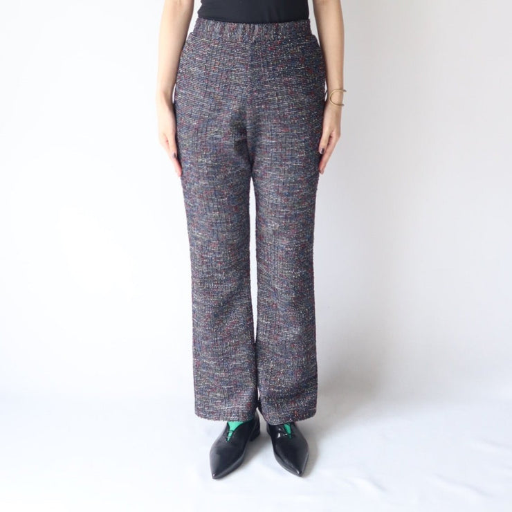 Tweed flare pants/K246-64149