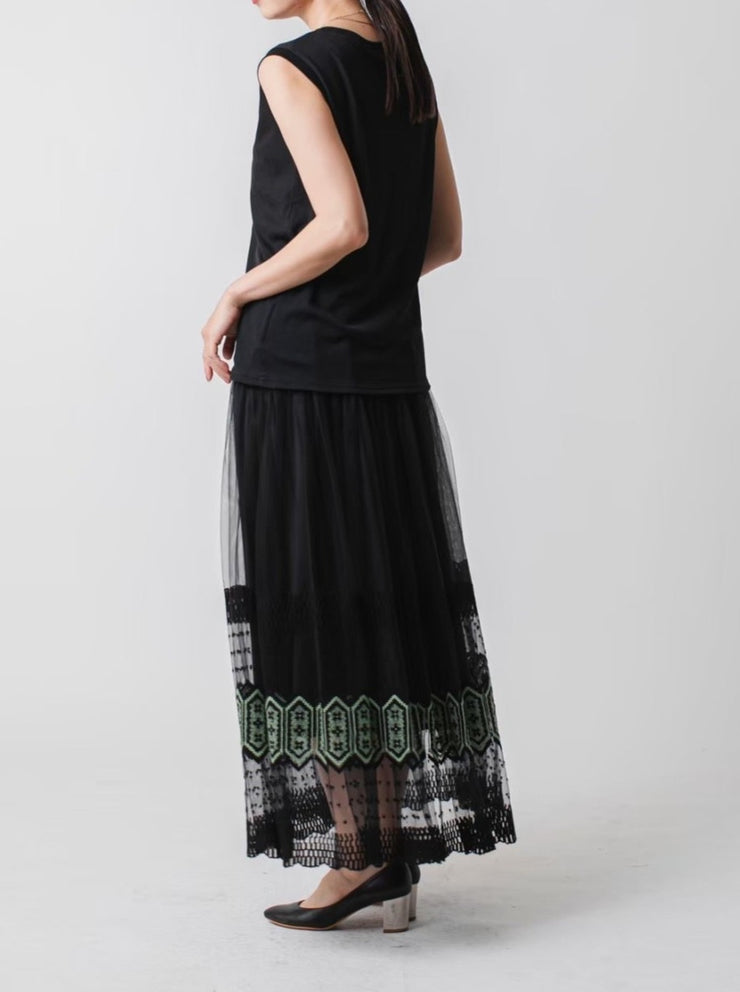 Original tulle skirt/K241-65072