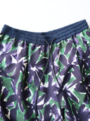Leaf print  easy pants/K241-64141