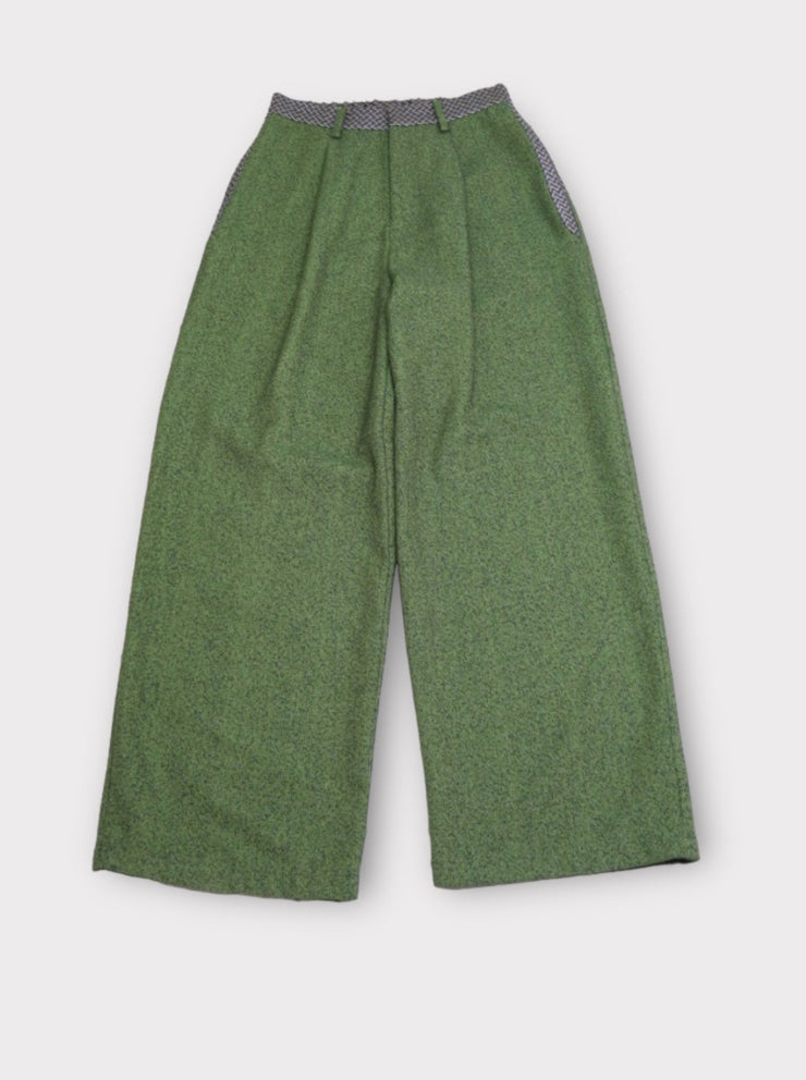 Pocket  jacquard pants/K236-64116
