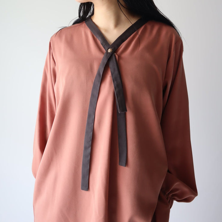 【新作】Tie blouse/K246-66111